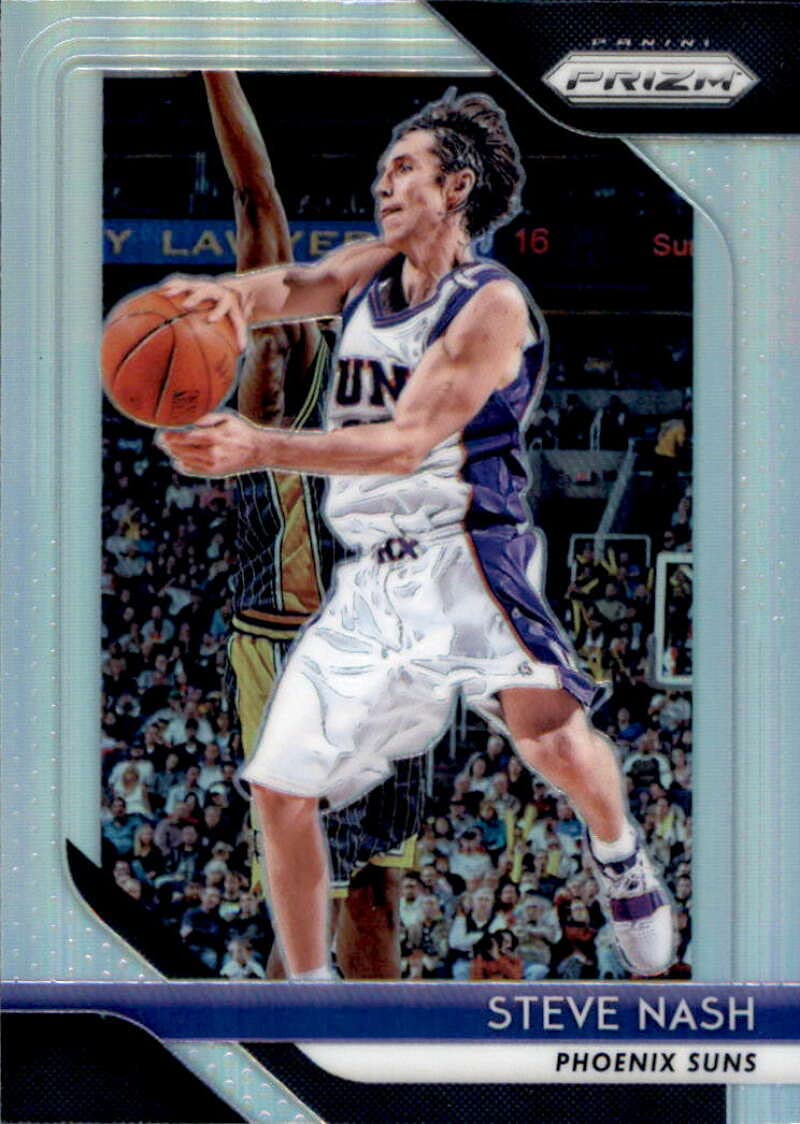 Amazon.com: 2018-19 Panini Prizm SILVER Refractor #155 Steve Nash